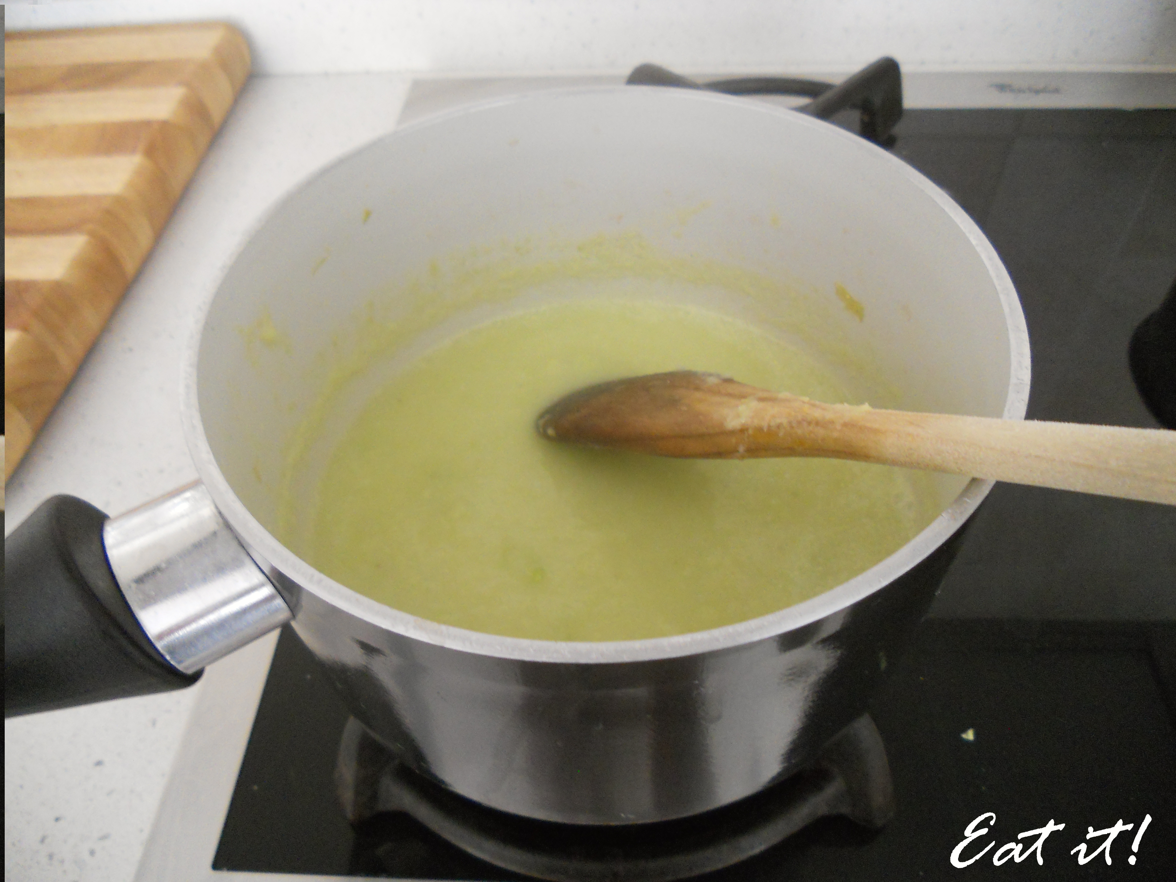 Pasta e verza - Frullare e rimettere a cuocere