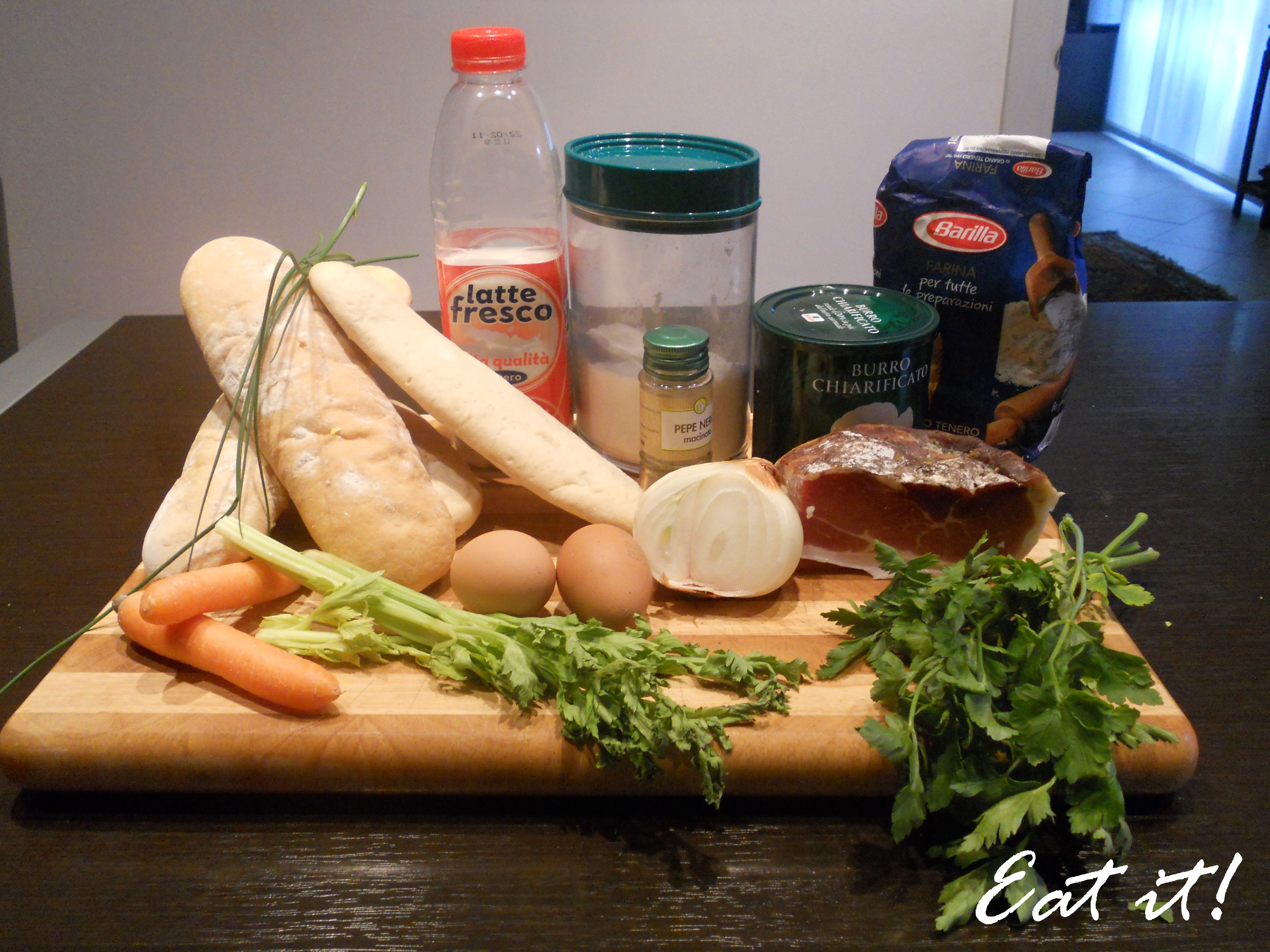 Canederli allo speck - Ingredienti