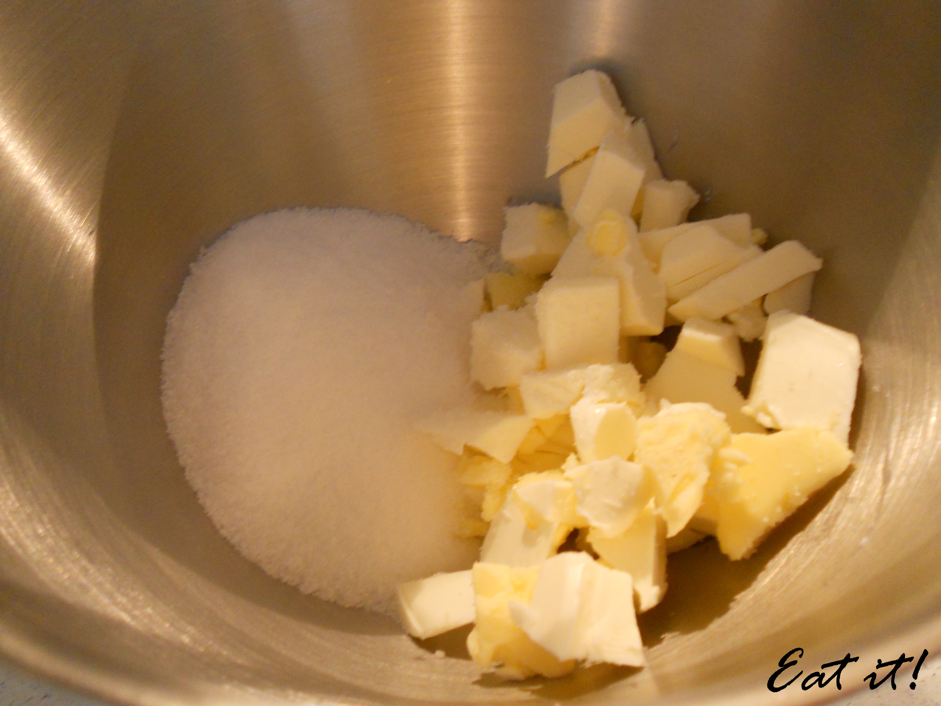 Muffin - Mischiare burro e zucchero